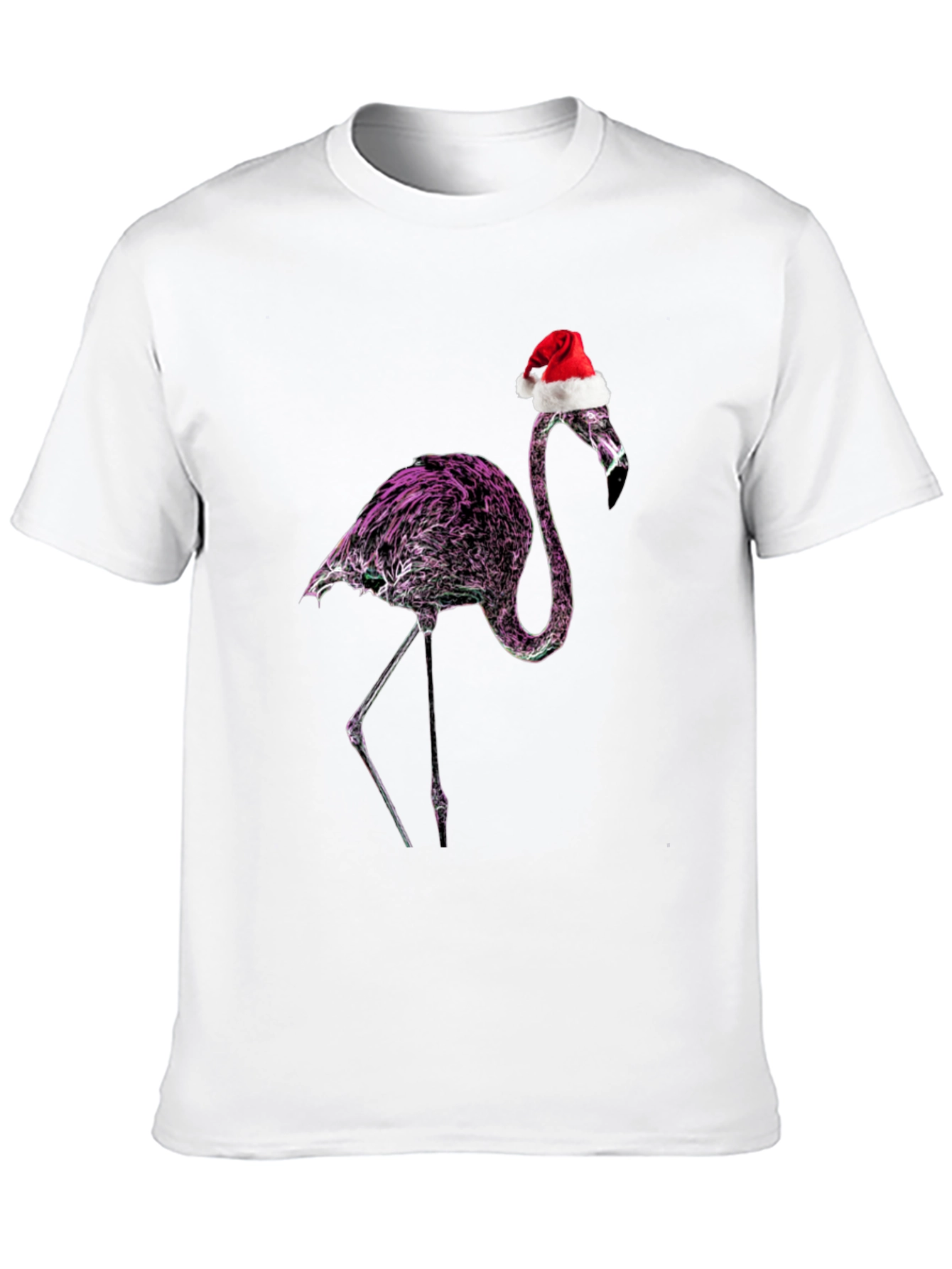 Flamingo Santa T-Shirt