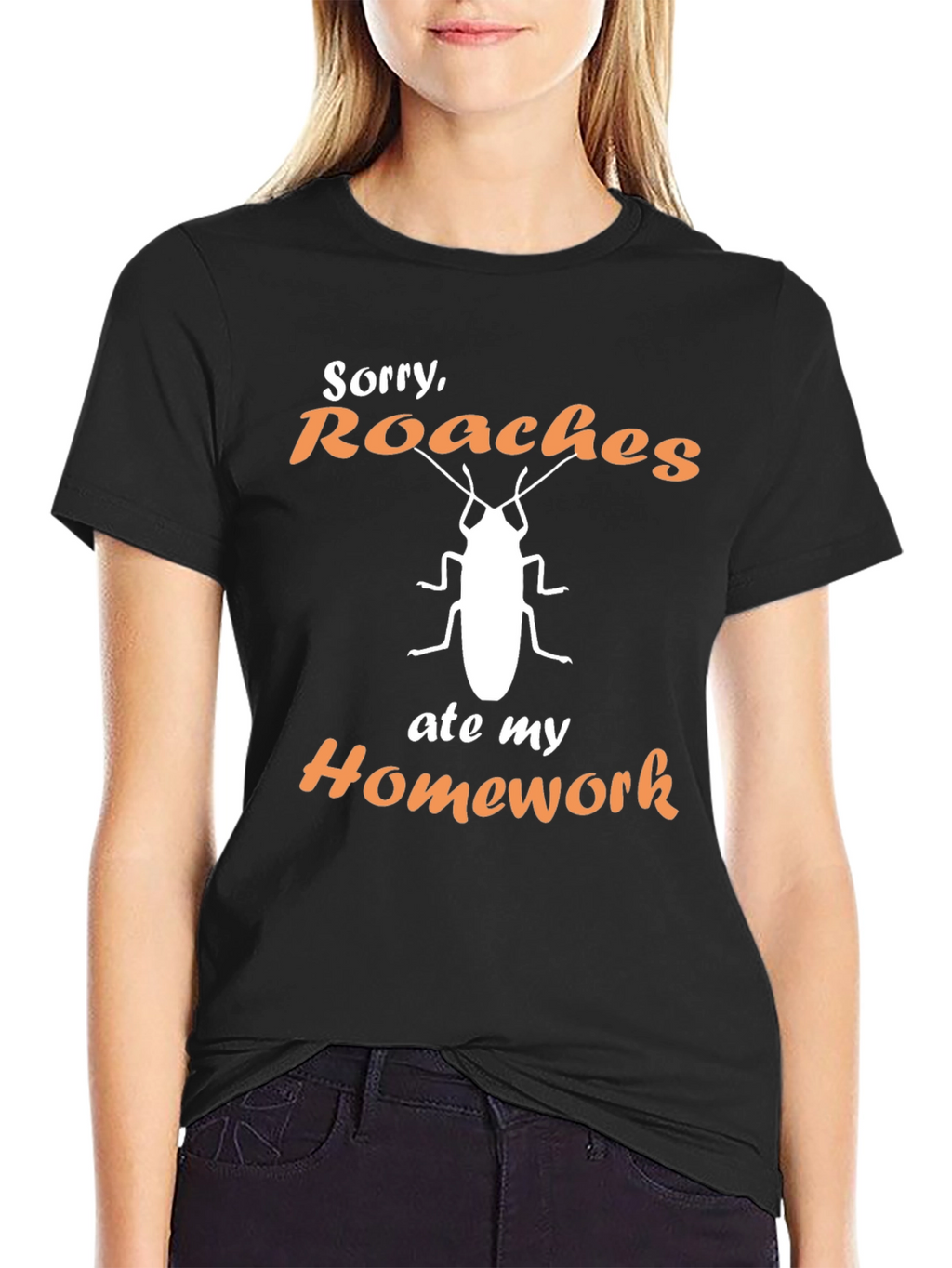 Roaches Ate My Homework Graphic T-Shirt