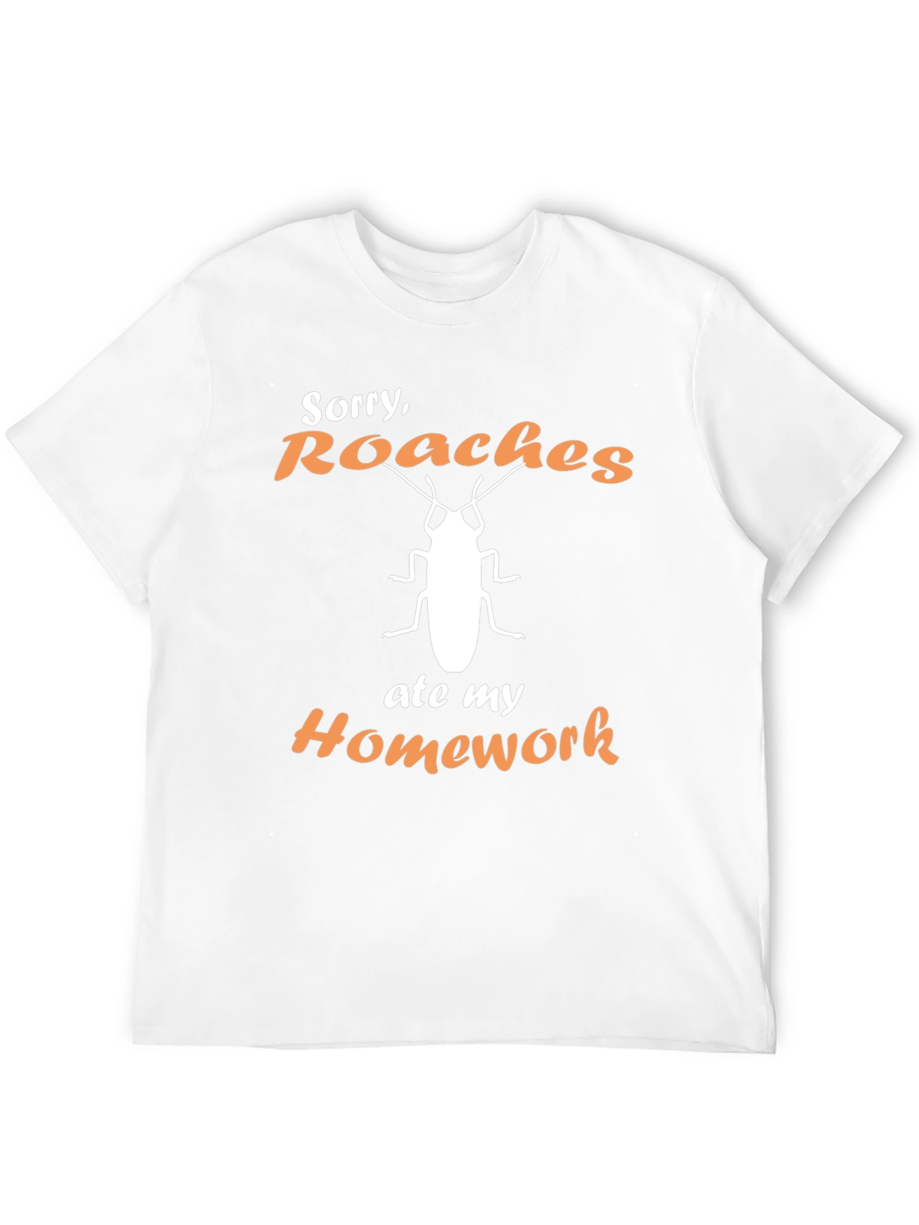 Roaches Ate My Homework Graphic T-Shirt
