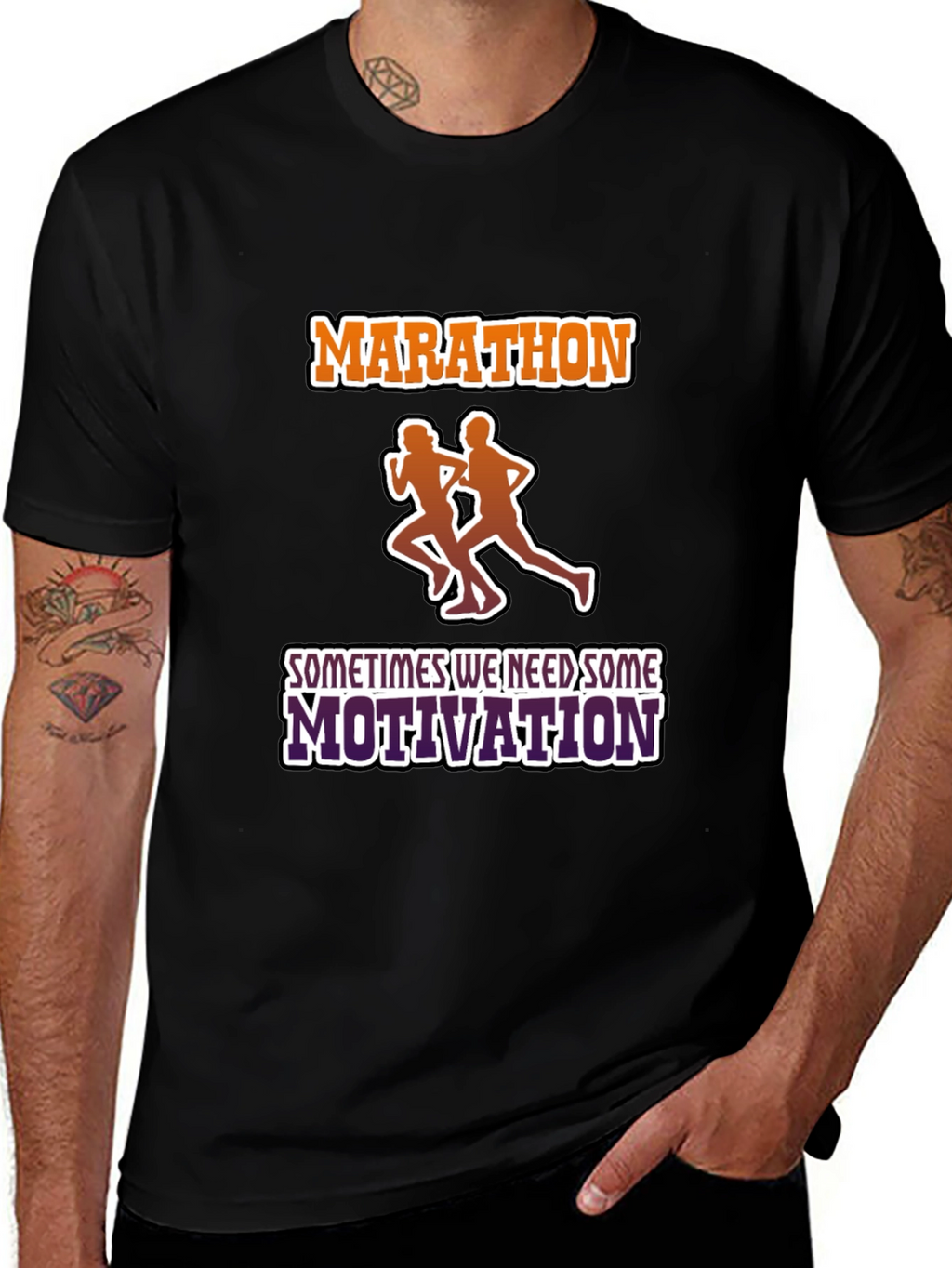 Marathon Motivation T-Shirt Running Tee