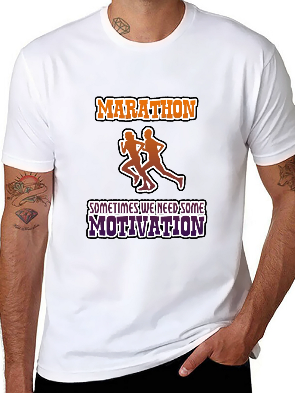 Marathon Motivation T-Shirt Running Tee