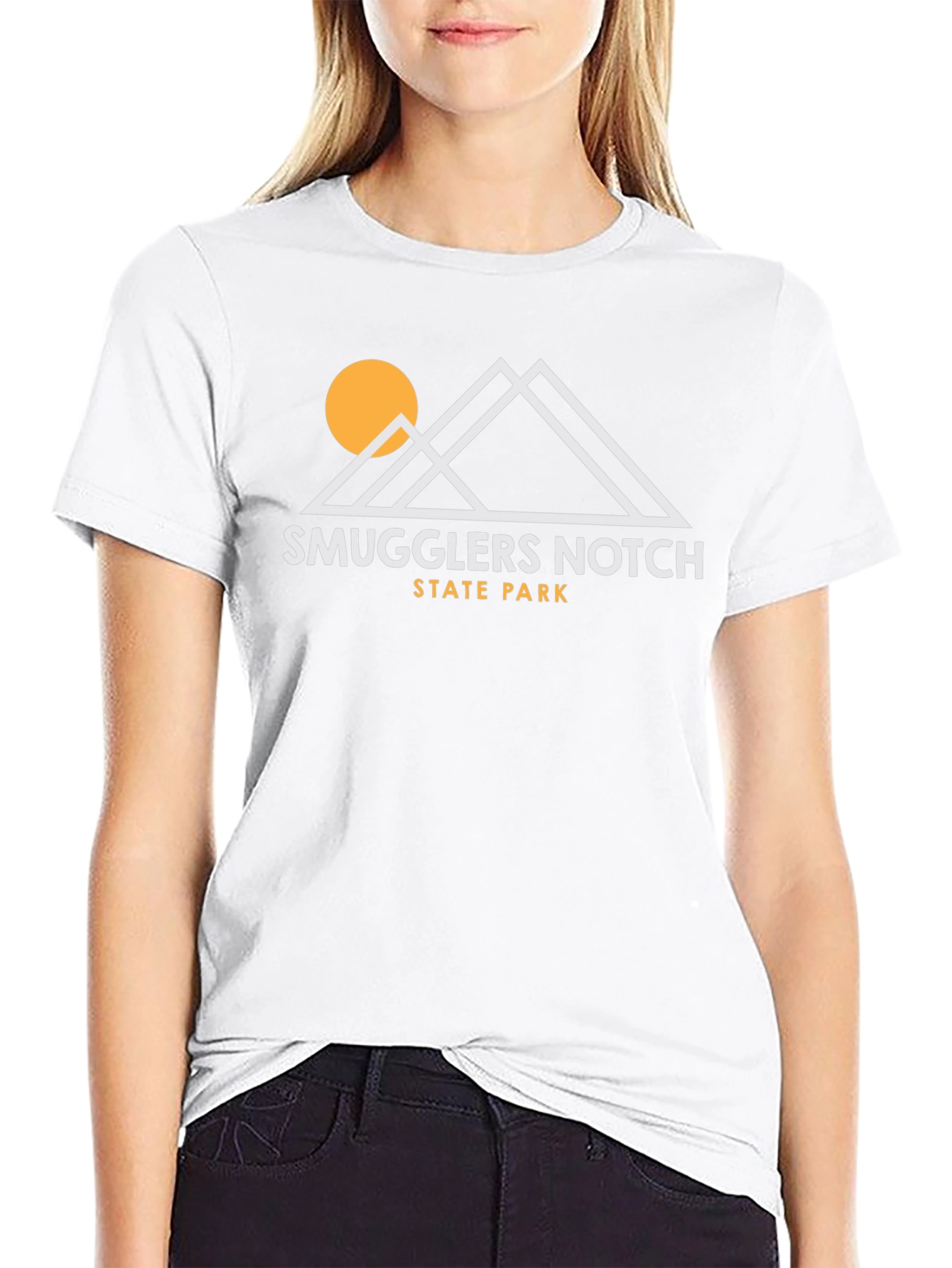 Smugglers Notch State Park Black T-Shirt