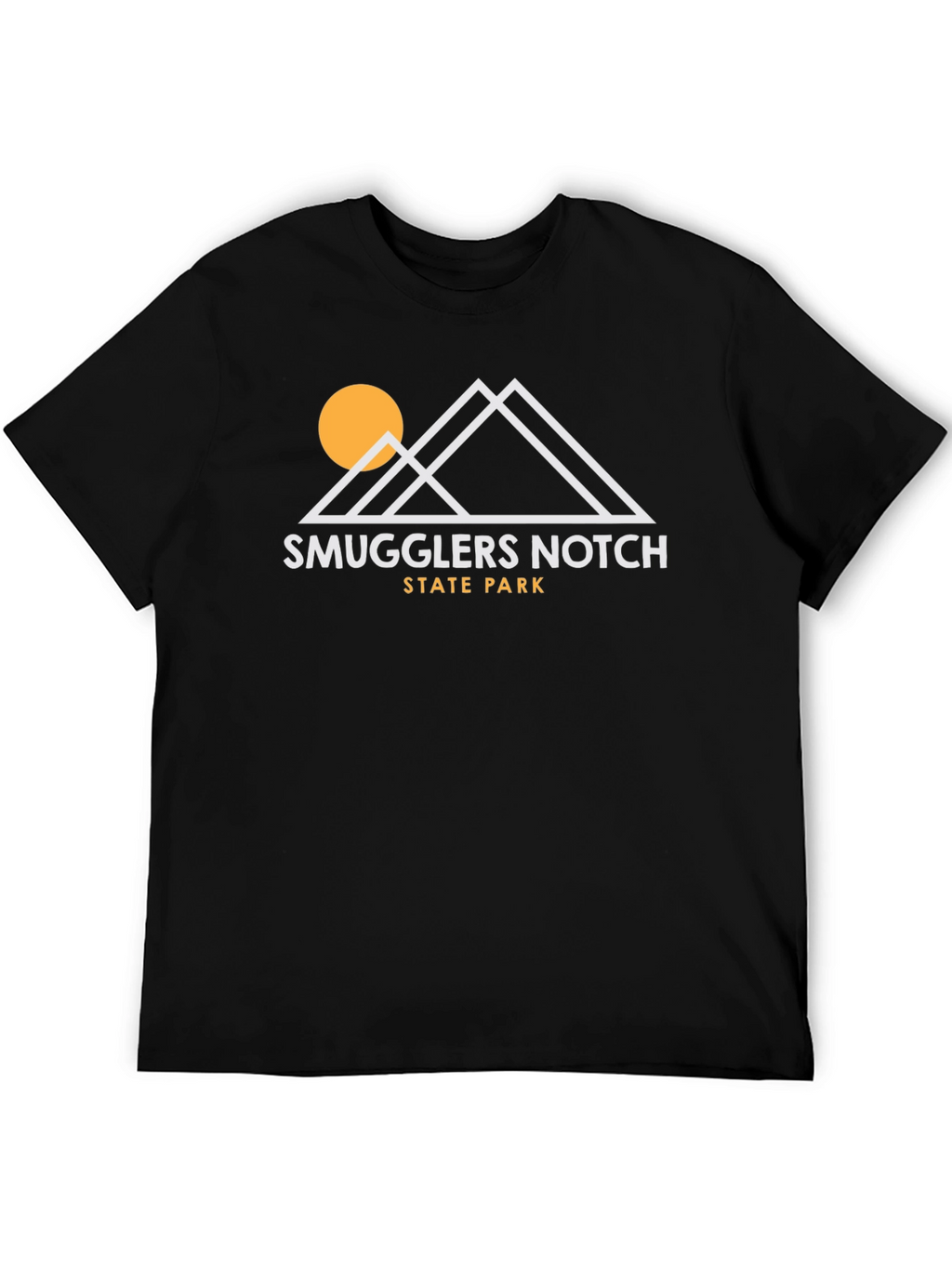 Smugglers Notch State Park Black T-Shirt