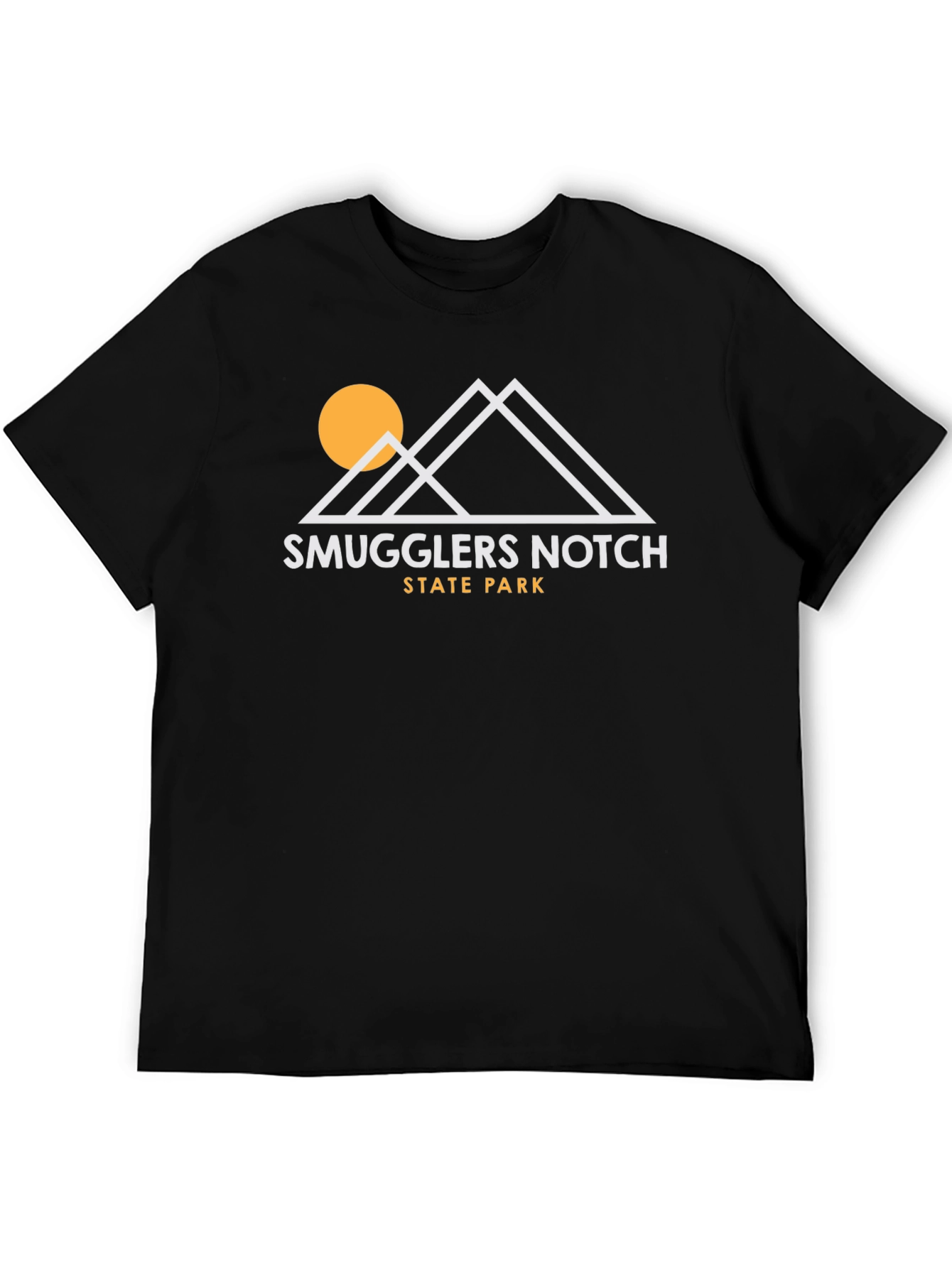 Smugglers Notch State Park Black T-Shirt