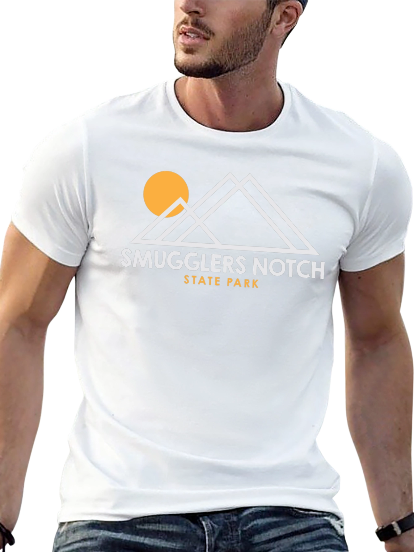 Smugglers Notch State Park Black T-Shirt