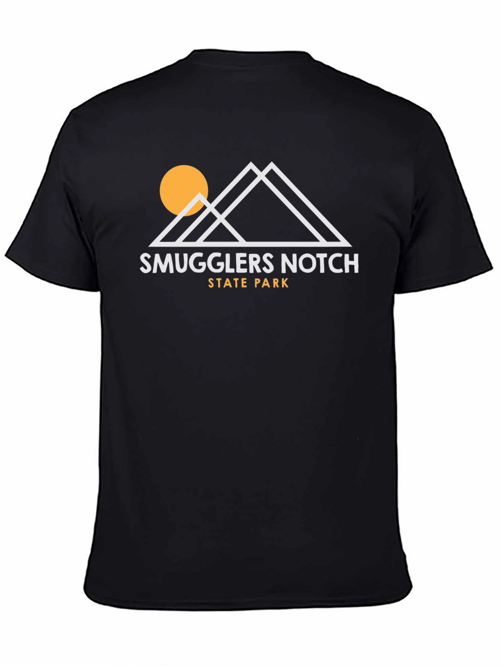 Smugglers Notch State Park Black T-Shirt