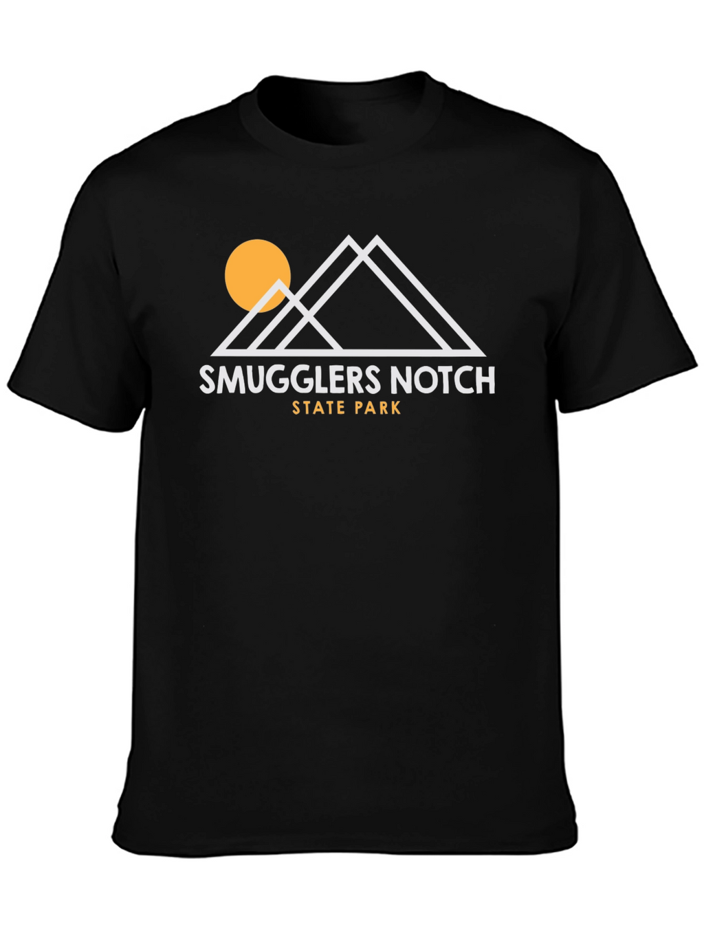 Smugglers Notch State Park Black T-Shirt