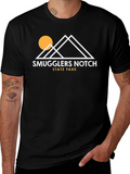 Smugglers Notch State Park Black T-Shirt