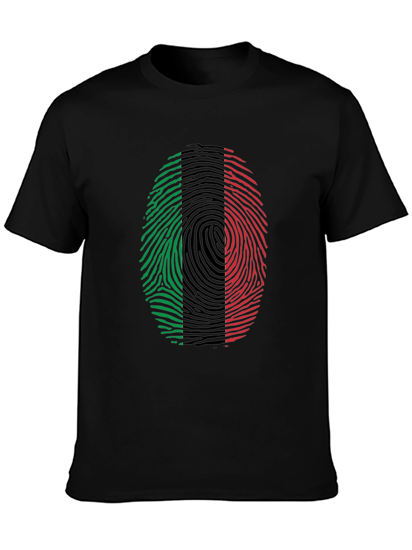 Pan-African Fingerprint Pride T-Shirt