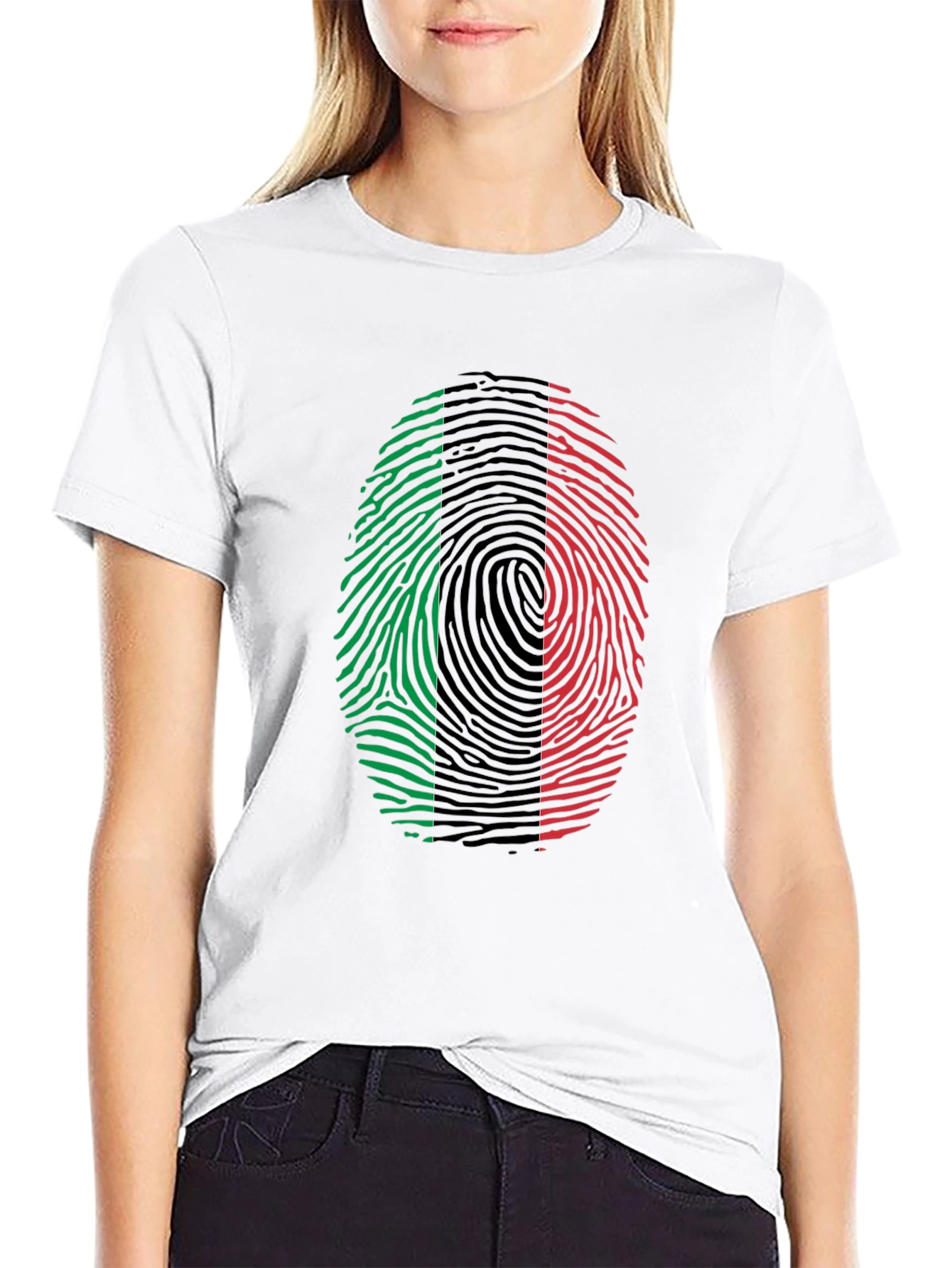 Pan-African Fingerprint Pride T-Shirt
