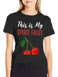 My Spirit Fruit Cherry Graphic Tee