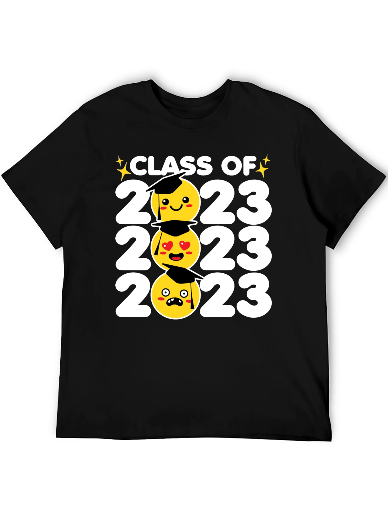 Class of 2023 Emoji Graduation T-Shirt