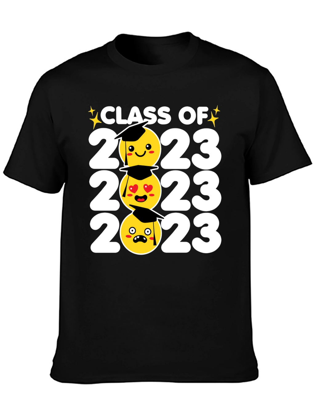 Class of 2023 Emoji Graduation T-Shirt
