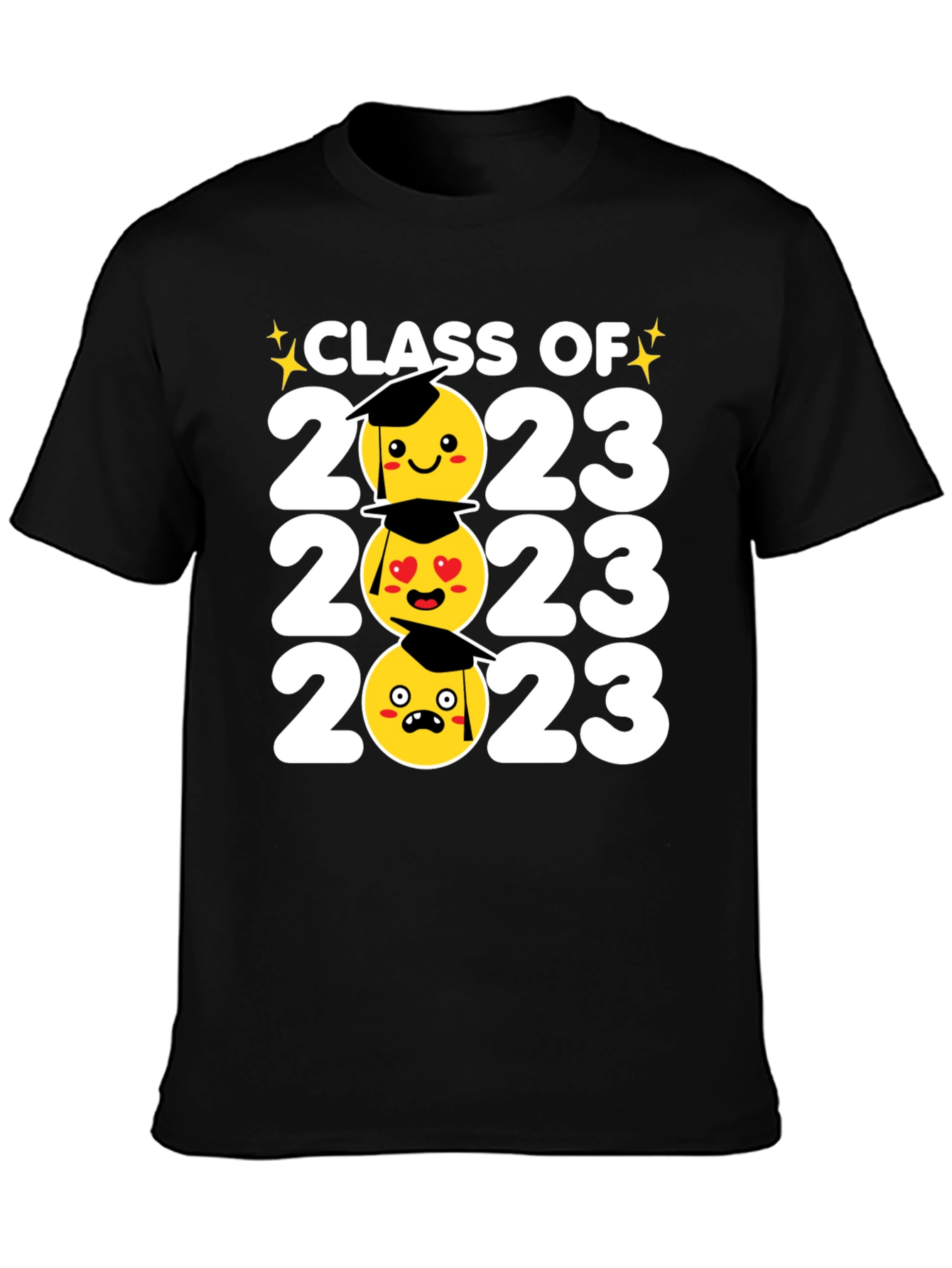 Class of 2023 Emoji Graduation T-Shirt
