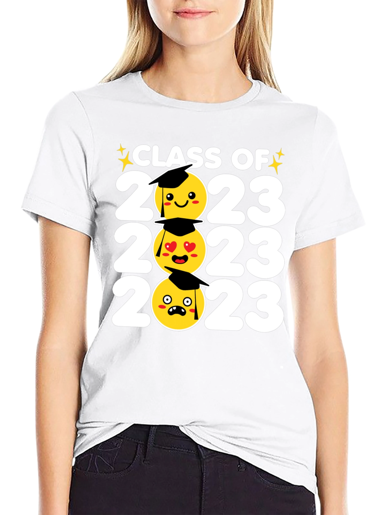 Class of 2023 Emoji Graduation T-Shirt