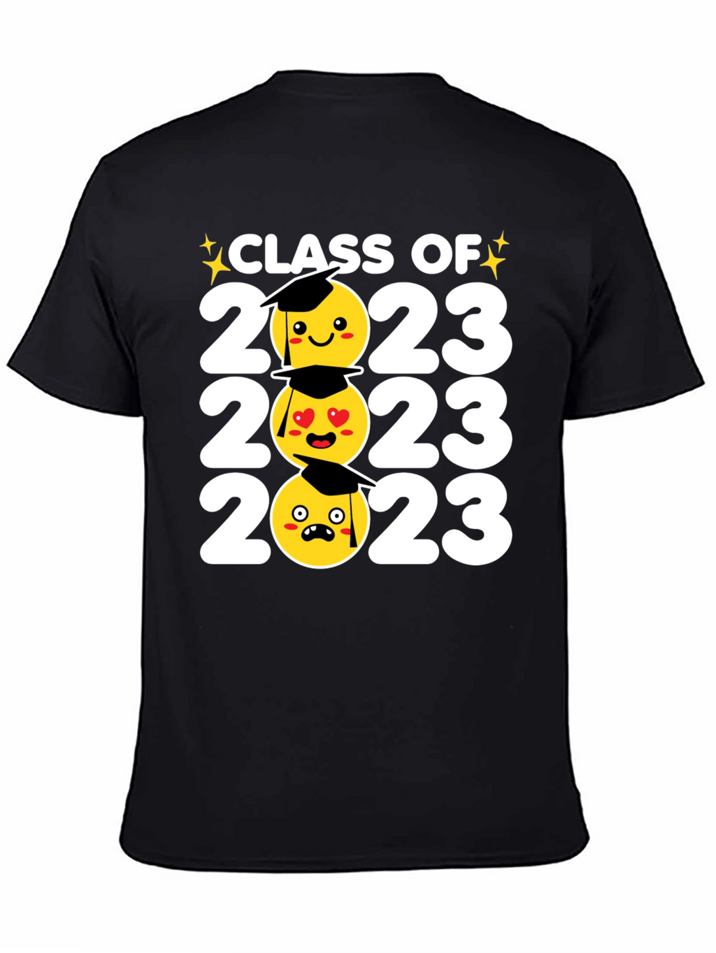 Class of 2023 Emoji Graduation T-Shirt