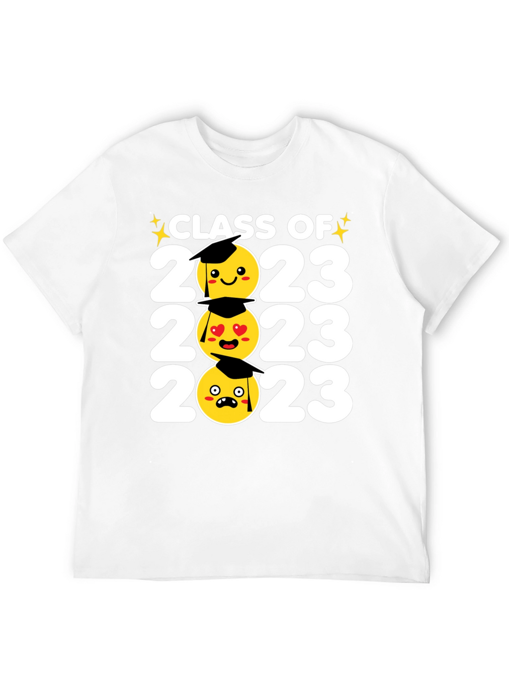Class of 2023 Emoji Graduation T-Shirt