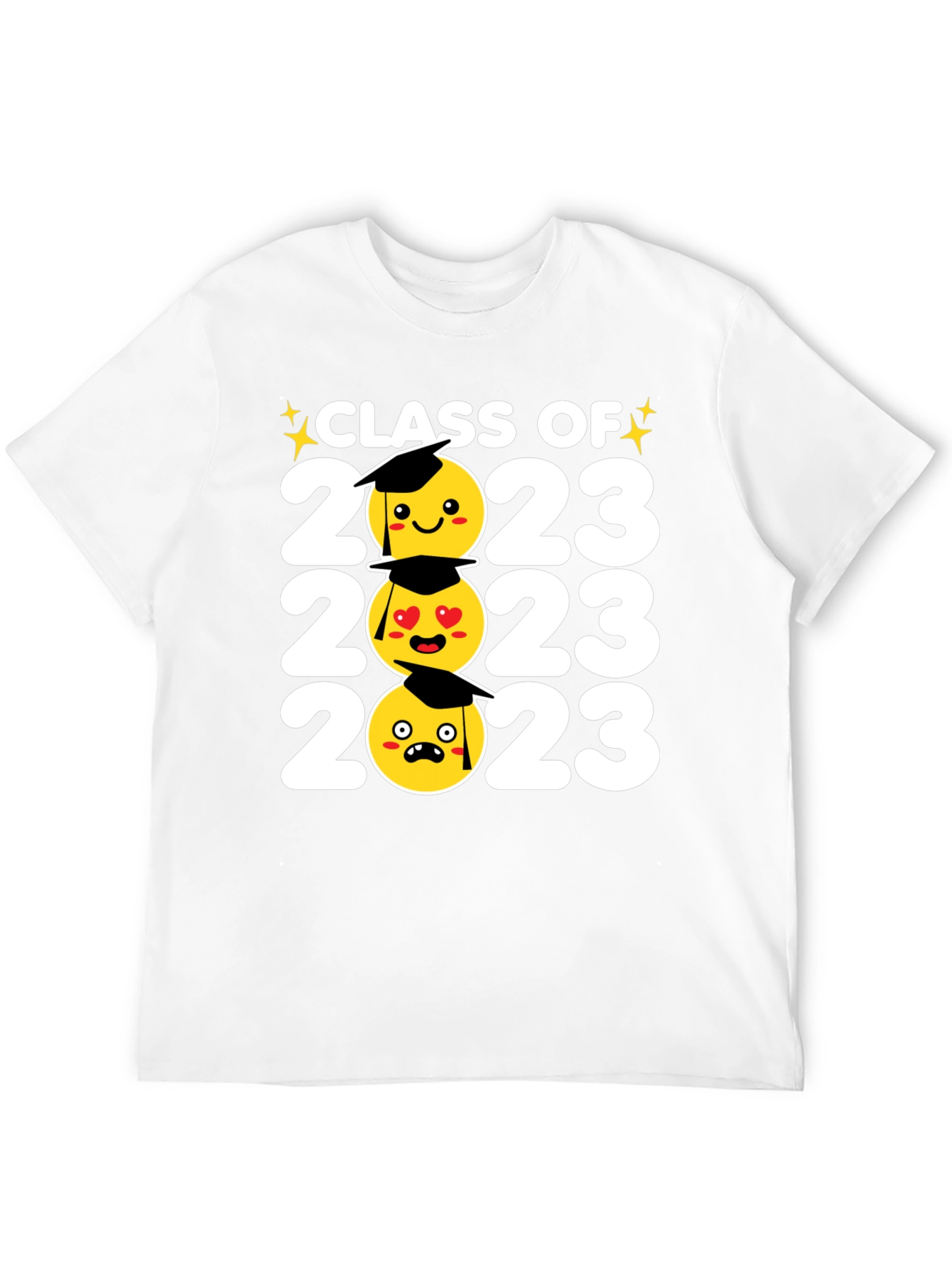 Class of 2023 Emoji Graduation T-Shirt