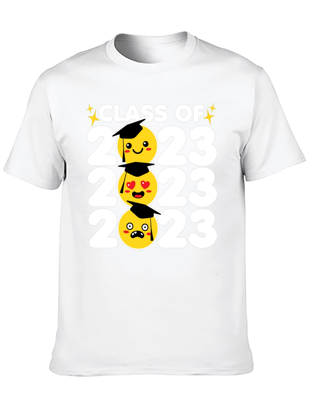 Class of 2023 Emoji Graduation T-Shirt