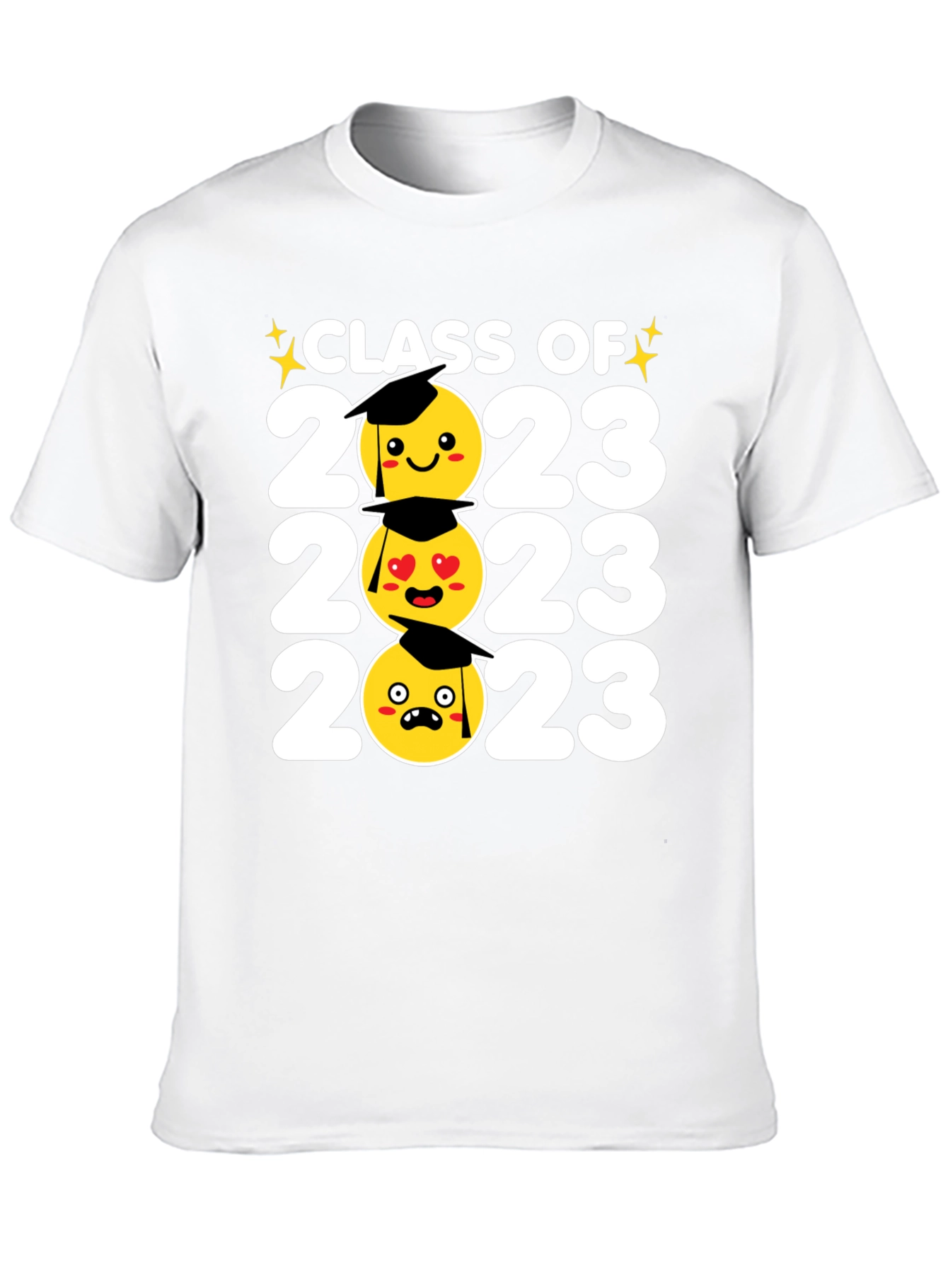 Class of 2023 Emoji Graduation T-Shirt