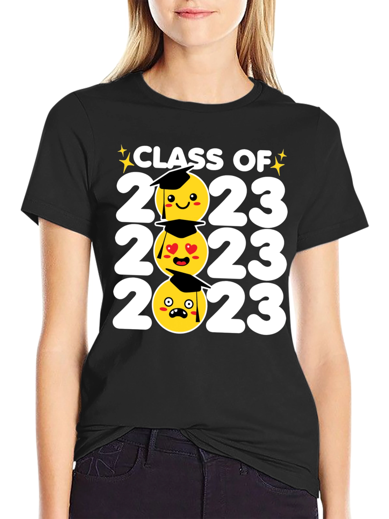Class of 2023 Emoji Graduation T-Shirt