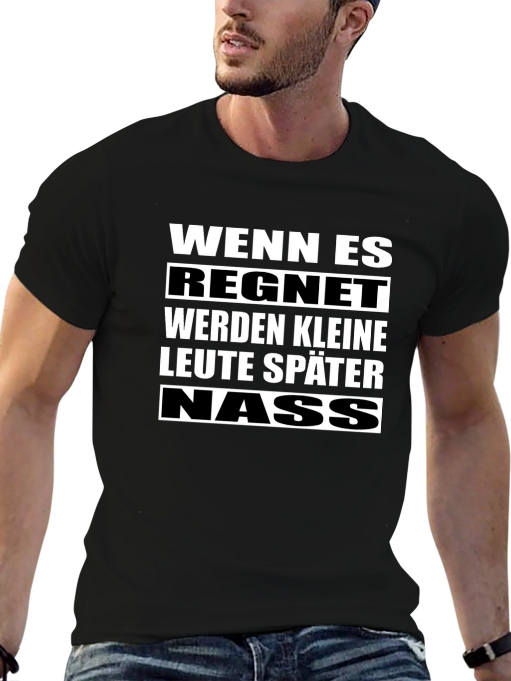 Wenn Es Regnet T-Shirt - Funny German Phrase Tee