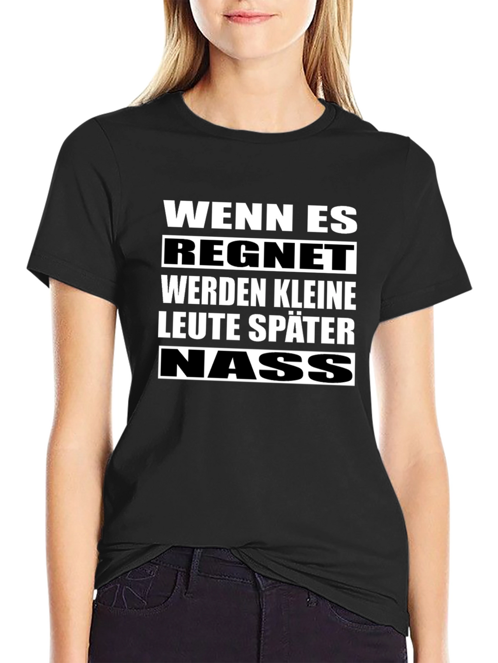 Wenn Es Regnet T-Shirt - Funny German Phrase Tee