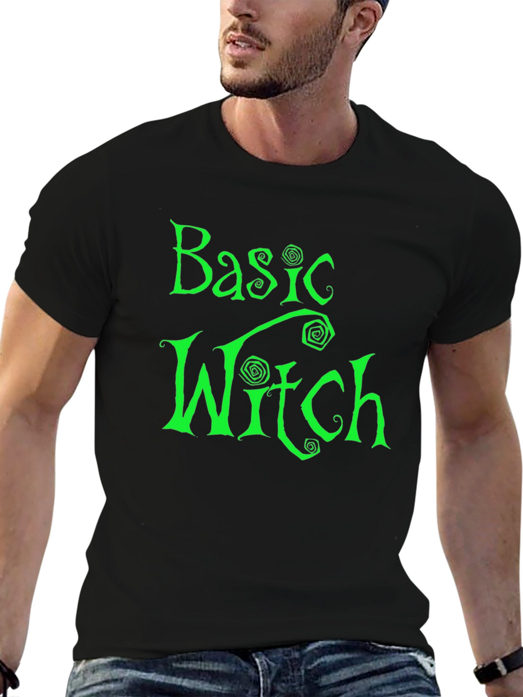Basic Witch Graphic Tee - Halloween Humor