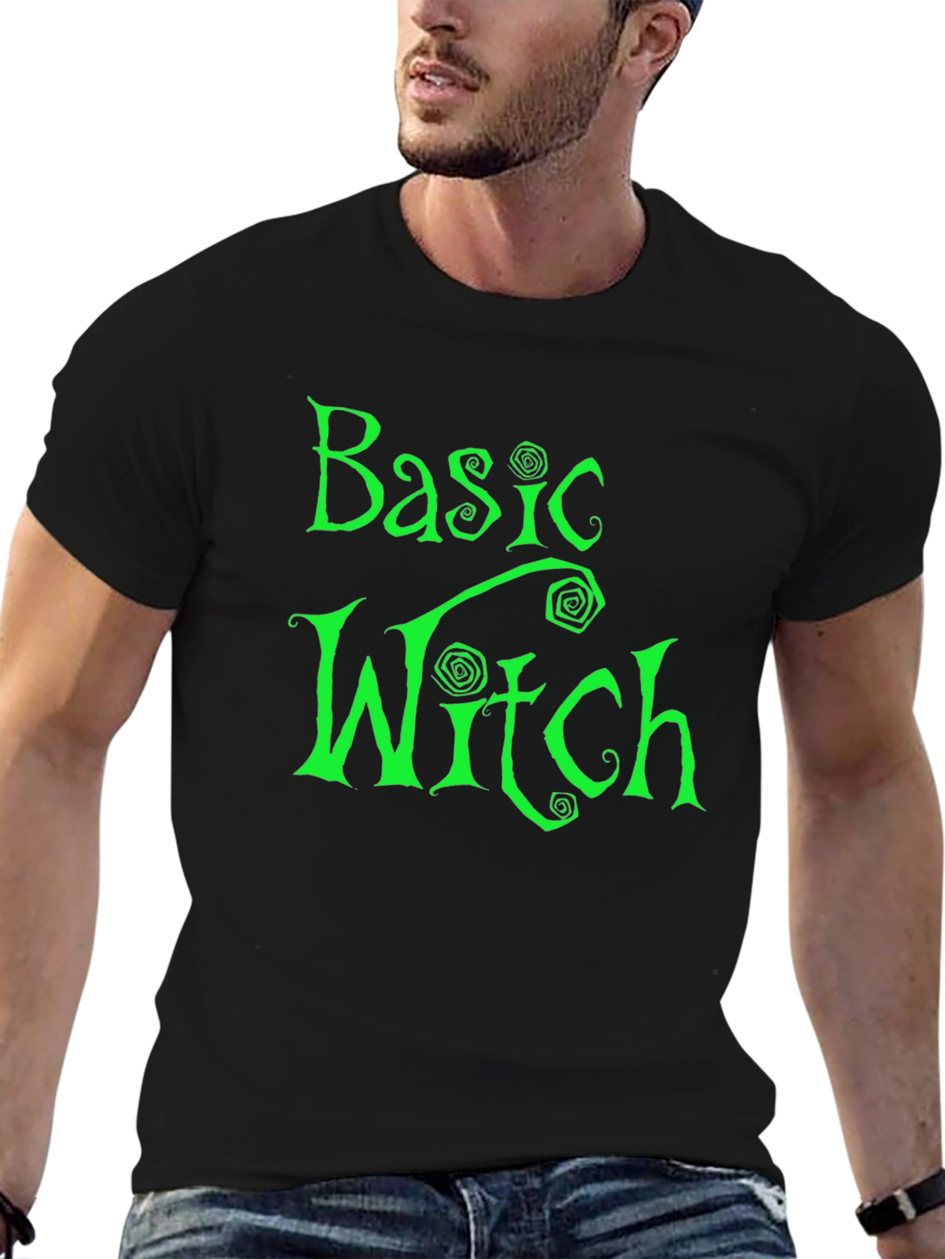 Basic Witch Graphic Tee - Halloween Humor