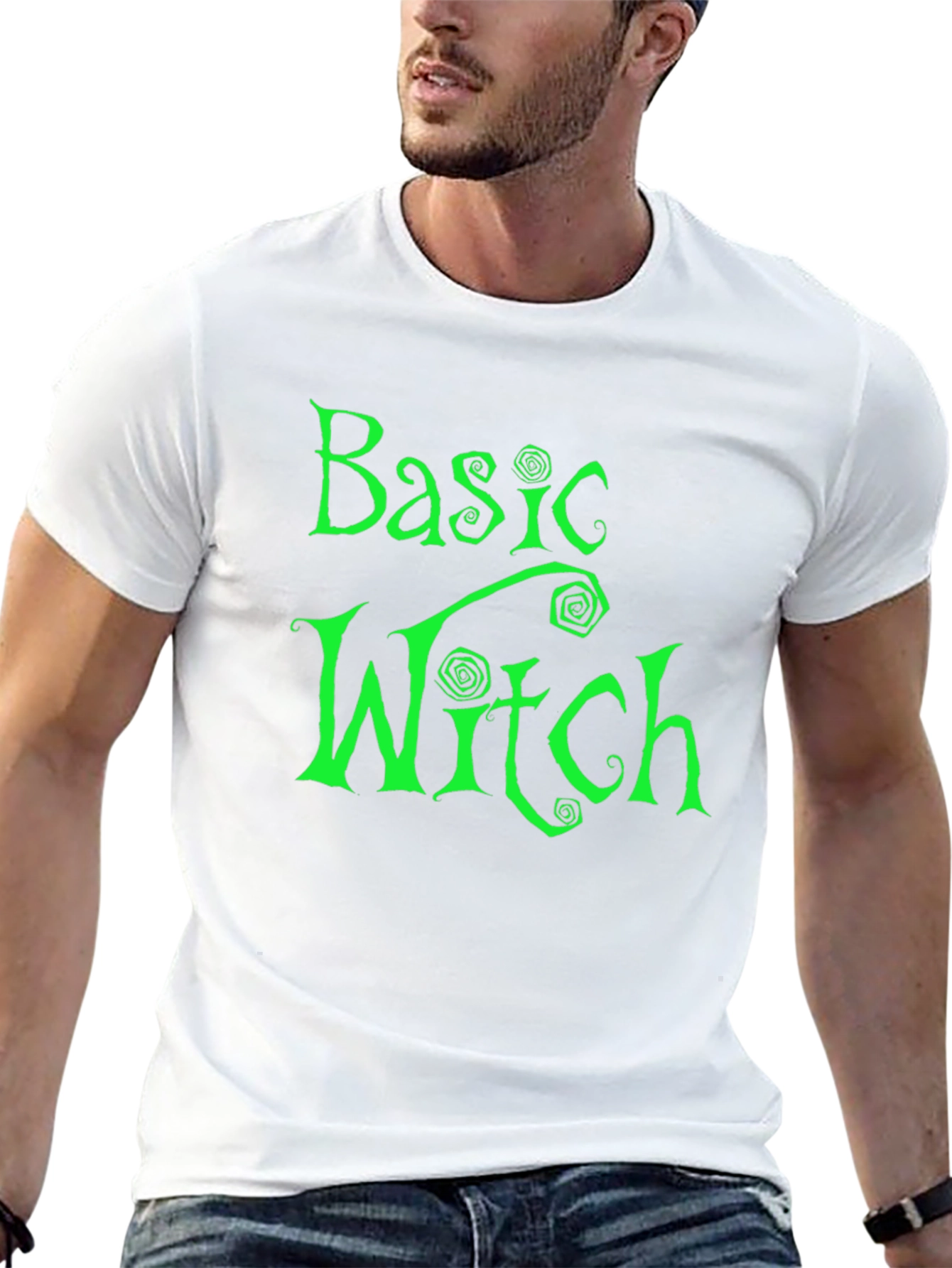 Basic Witch Graphic Tee - Halloween Humor