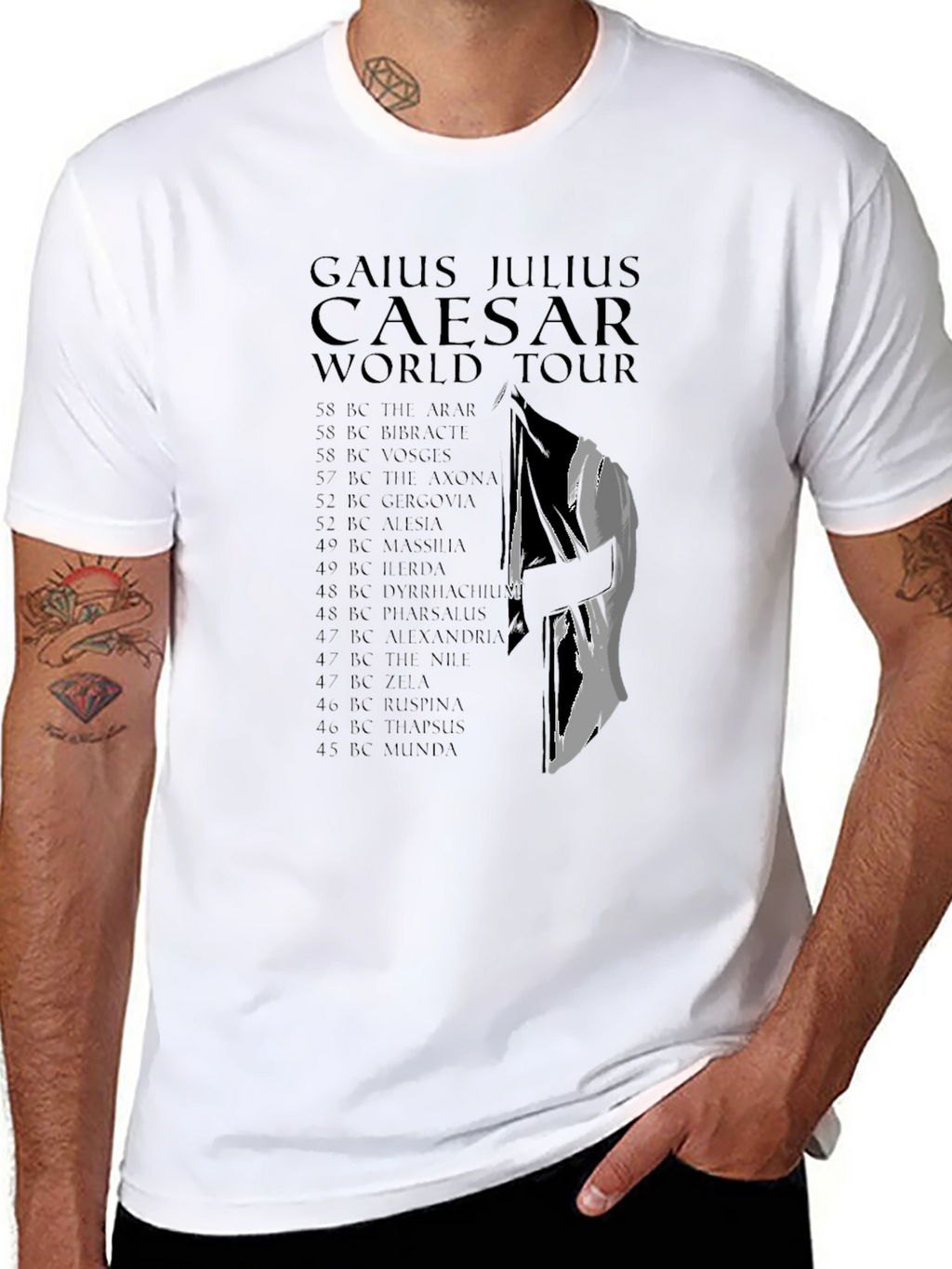 Gaius Julius Caesar World Tour T-Shirt
