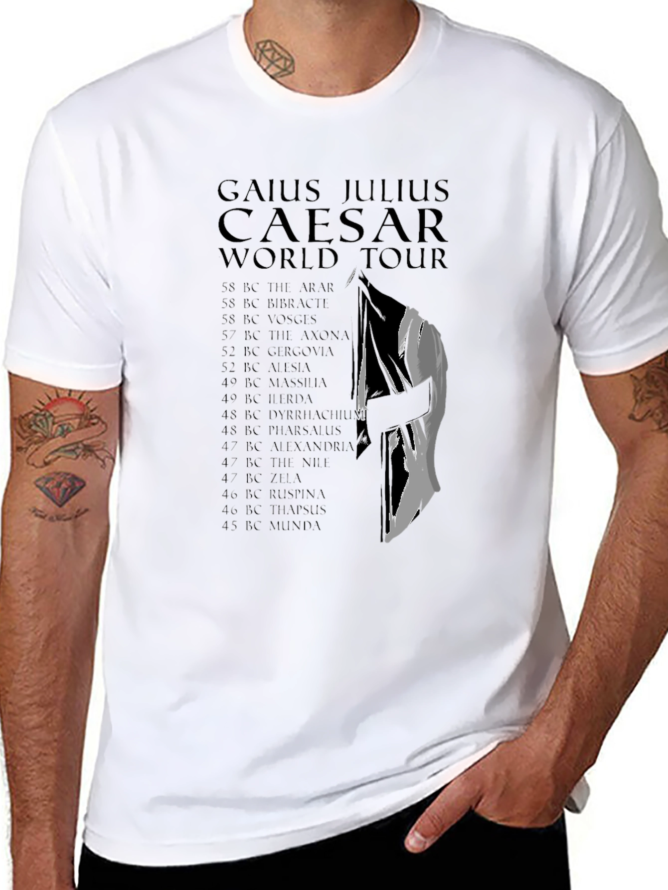 Gaius Julius Caesar World Tour T-Shirt