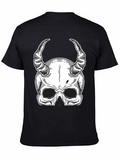 Devil Skull Graphic Tee - Mens Black T-Shirt