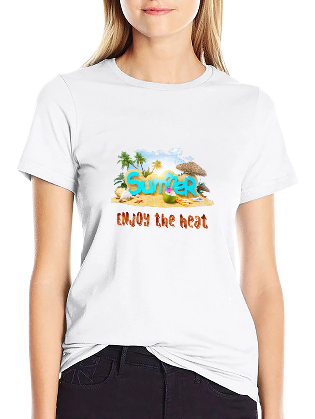 Summer Beach T-Shirt Enjoy the Heat