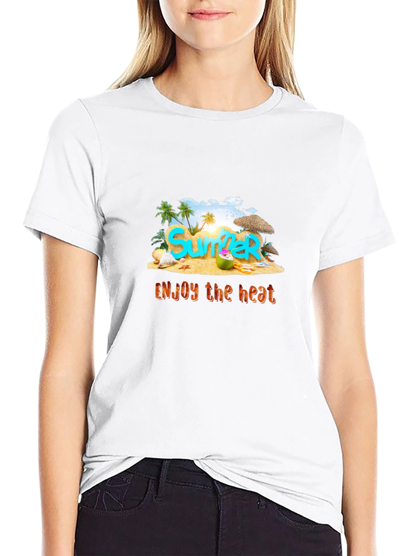 Summer Beach T-Shirt Enjoy the Heat