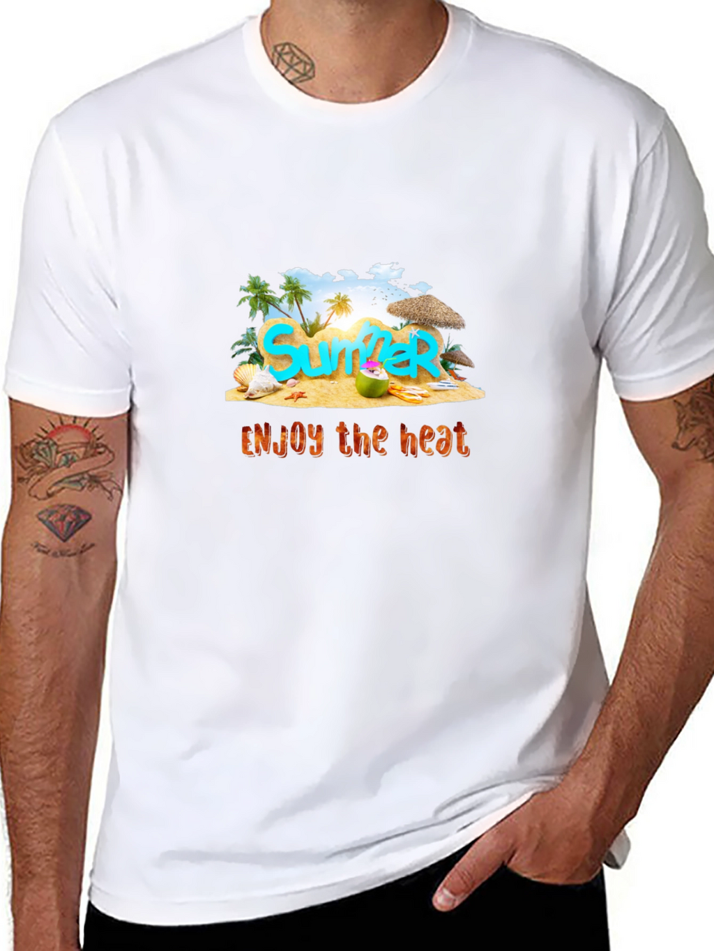 Summer Beach T-Shirt Enjoy the Heat