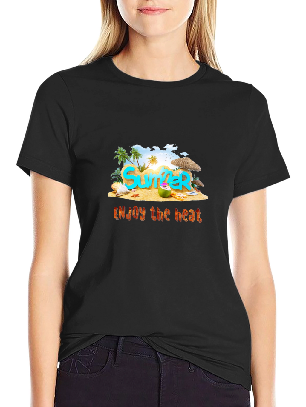 Summer Beach T-Shirt Enjoy the Heat