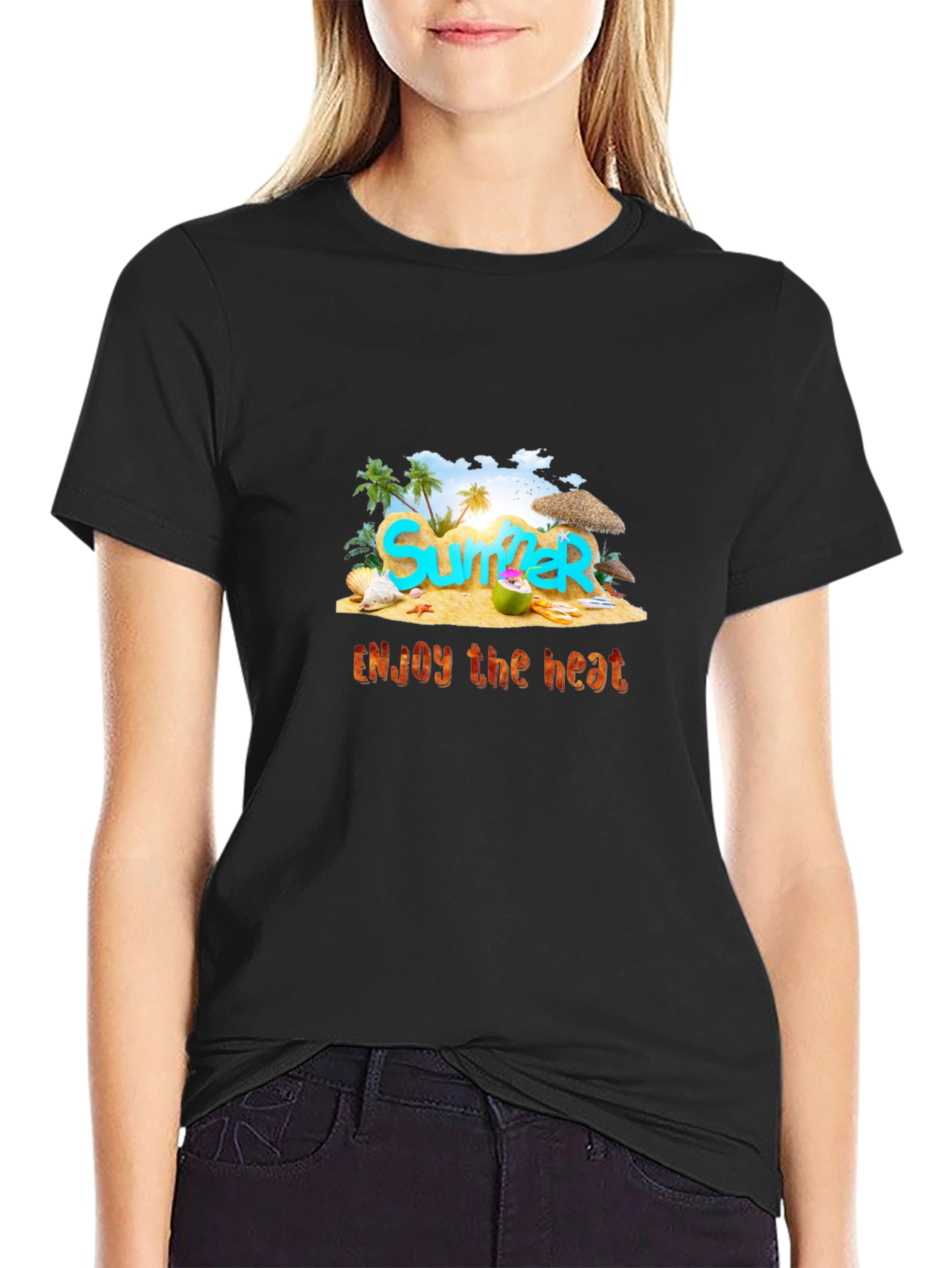 Summer Beach T-Shirt Enjoy the Heat