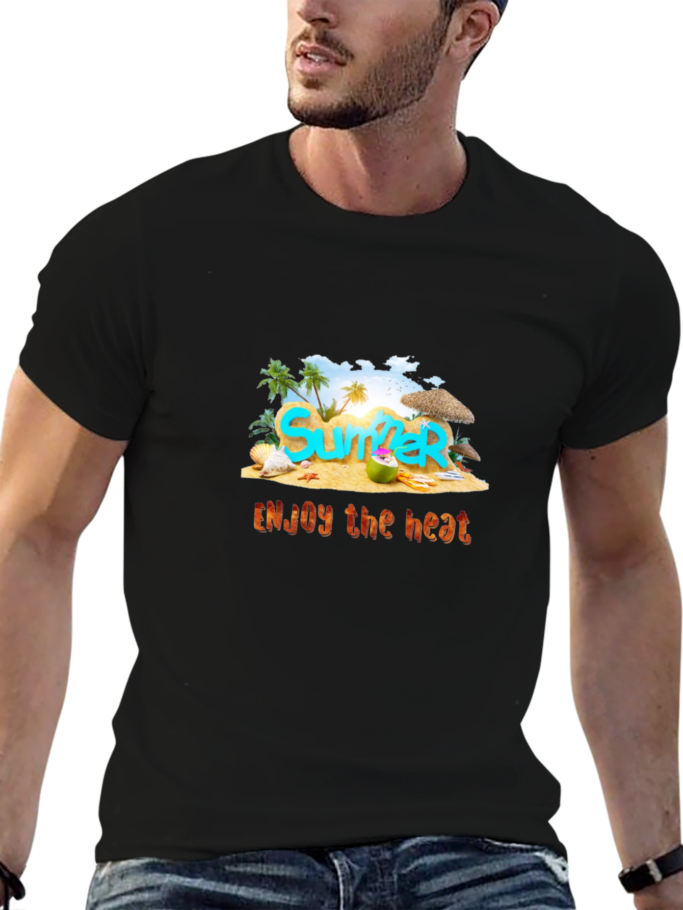 Summer Beach T-Shirt Enjoy the Heat