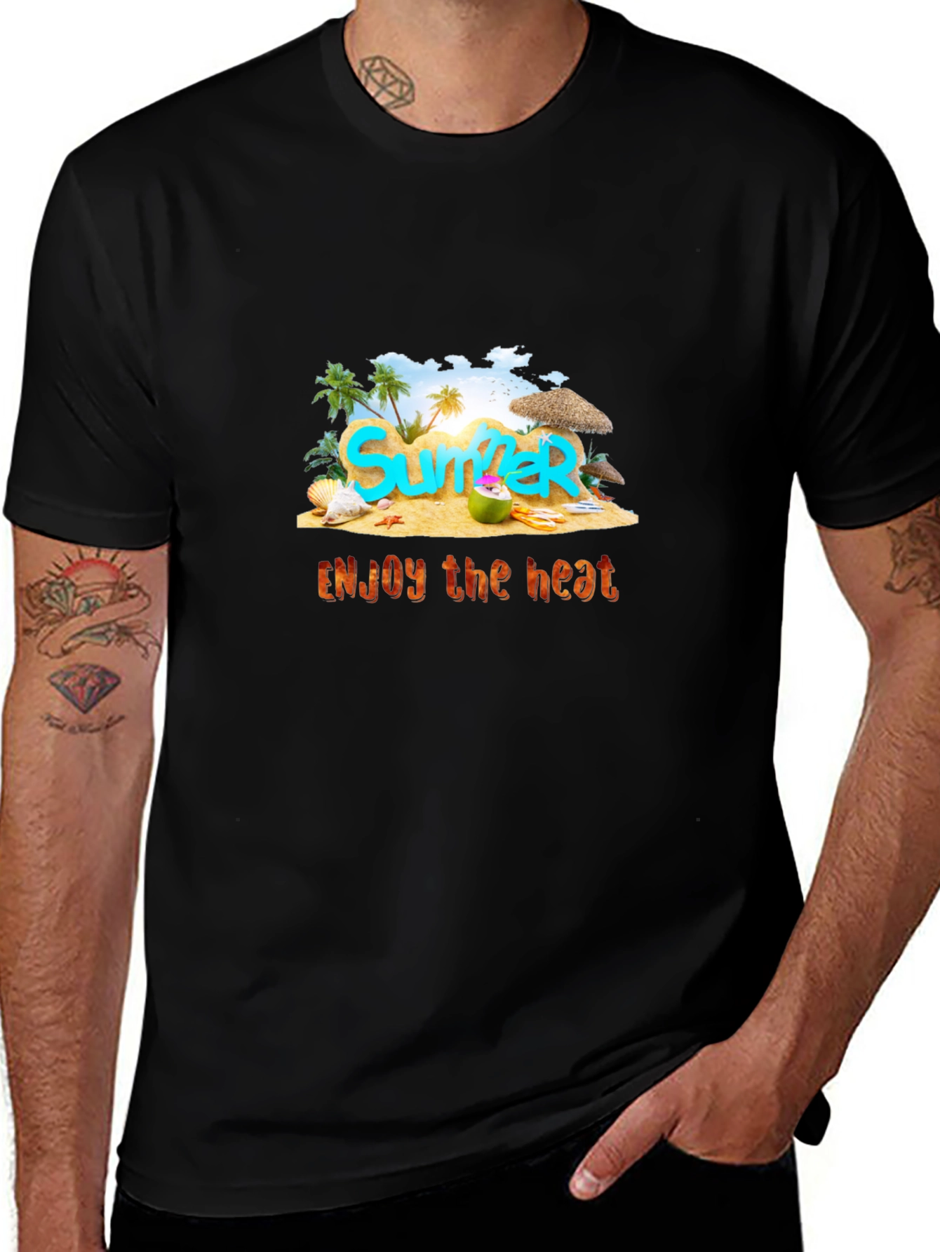 Summer Beach T-Shirt Enjoy the Heat