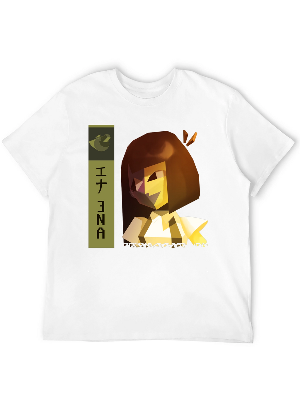 Ena T-Shirt - Geometric Character Design