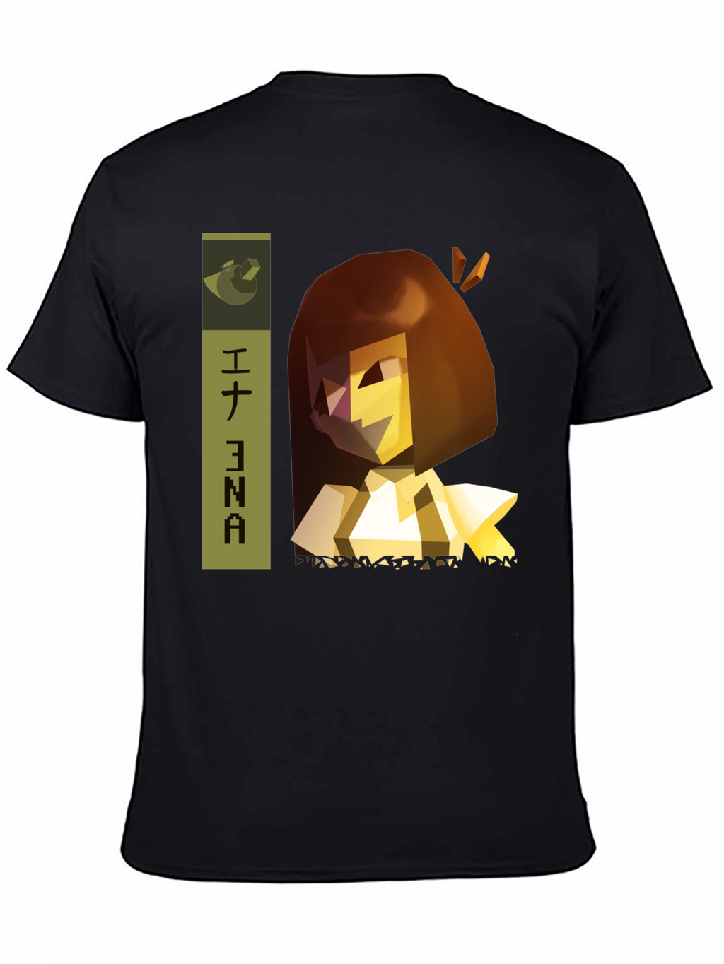 Ena T-Shirt - Geometric Character Design