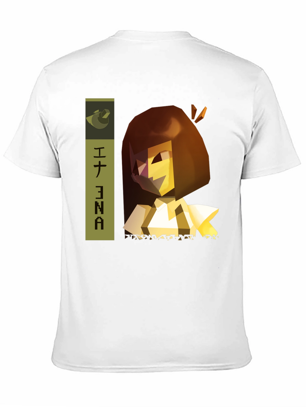Ena T-Shirt - Geometric Character Design