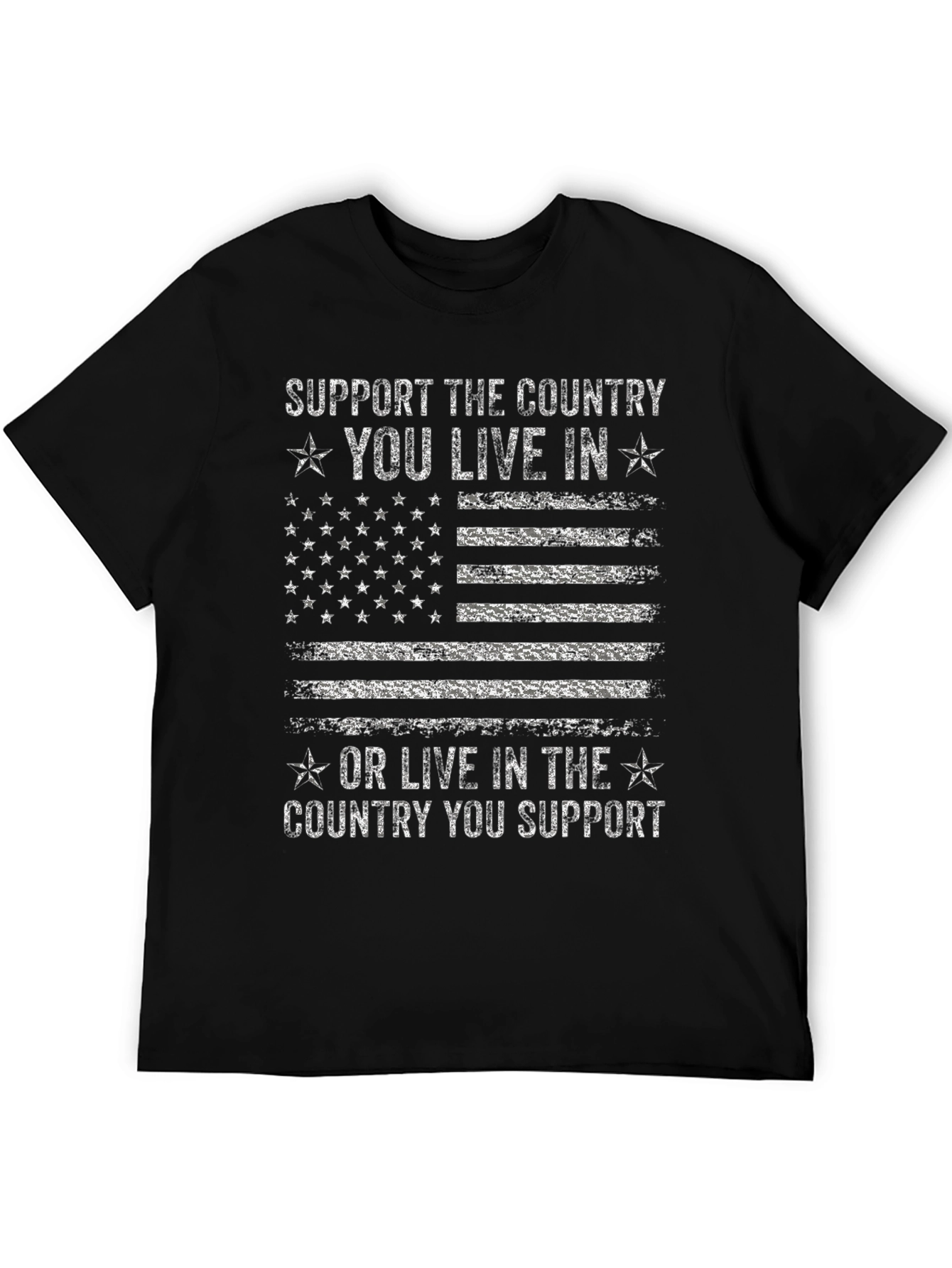 Patriotic USA Flag T-Shirt: Support the Country You Live In