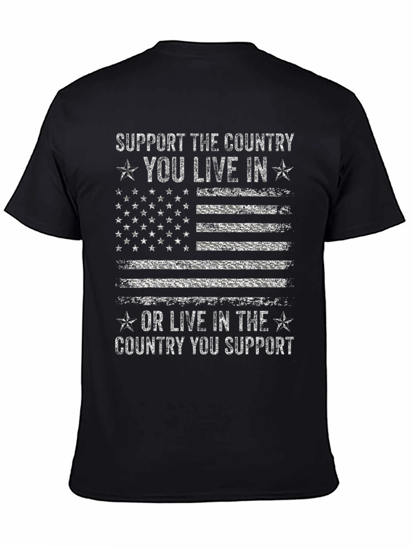 Patriotic USA Flag T-Shirt: Support the Country You Live In