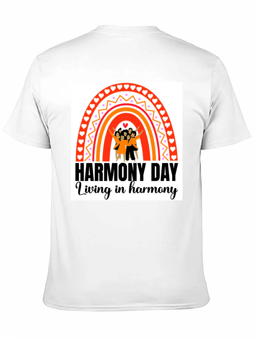 Harmony Day Black T-Shirt