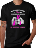 Husband Promise Breast Cancer Awareness T-Shirt