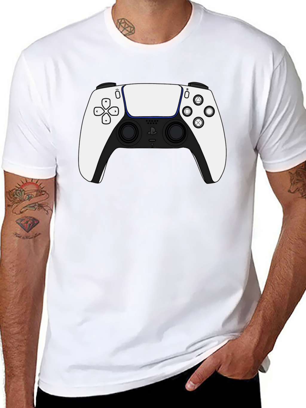 Gaming T-Shirt: Playstation 5 Controller Design