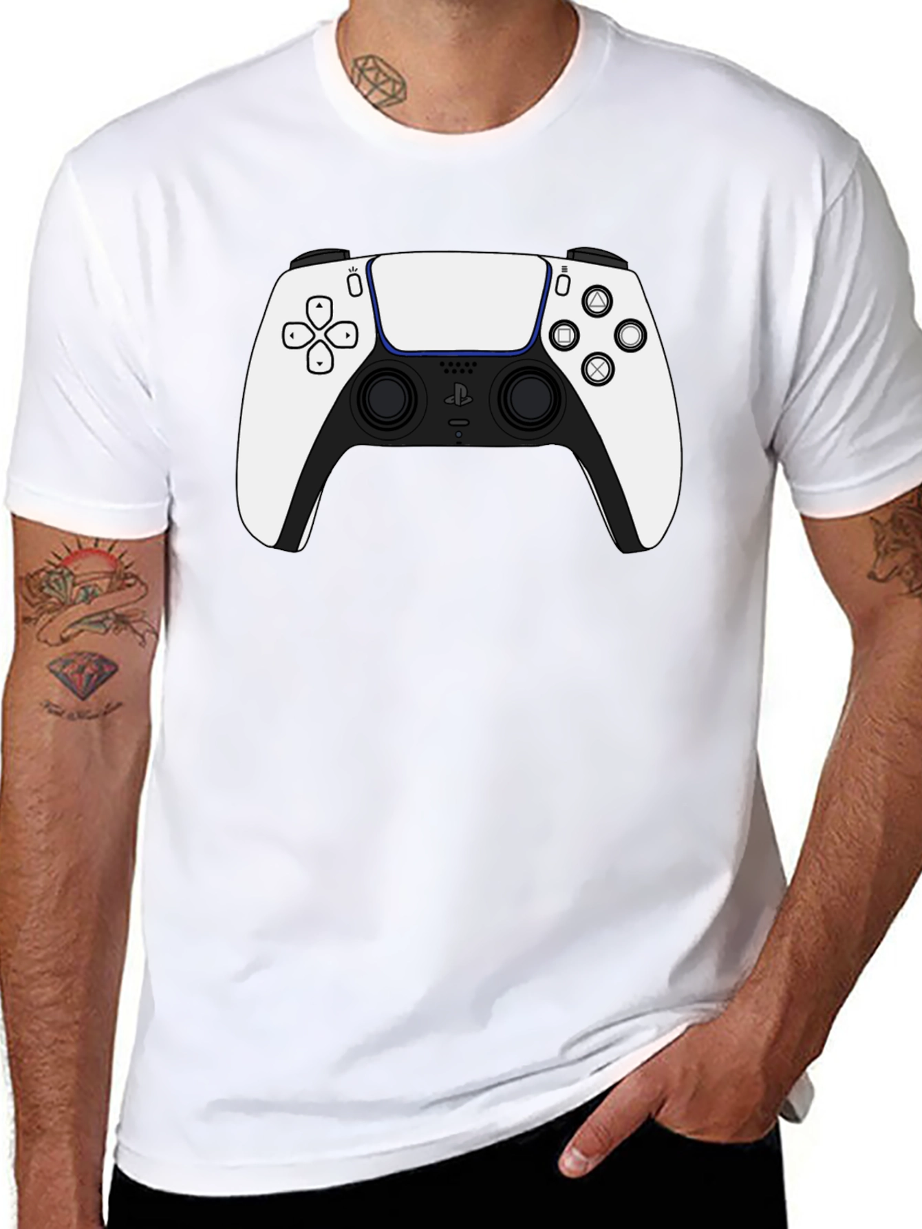 Gaming T-Shirt: Playstation 5 Controller Design