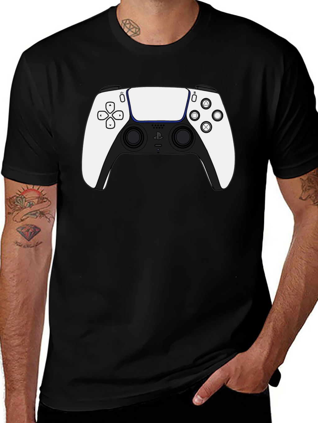 Gaming T-Shirt: Playstation 5 Controller Design